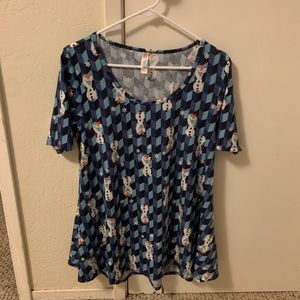 Olaf Frozen Lularoe Perfect T